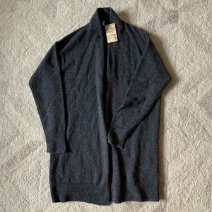 Muji Yak Boucle Long Cardigan